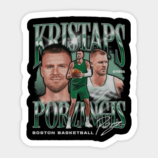 Kristaps Porzingis Boston Vintage Sticker